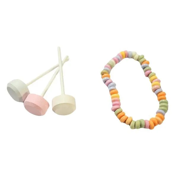 Bonbons - Seau Colliers et sucettes dextrose