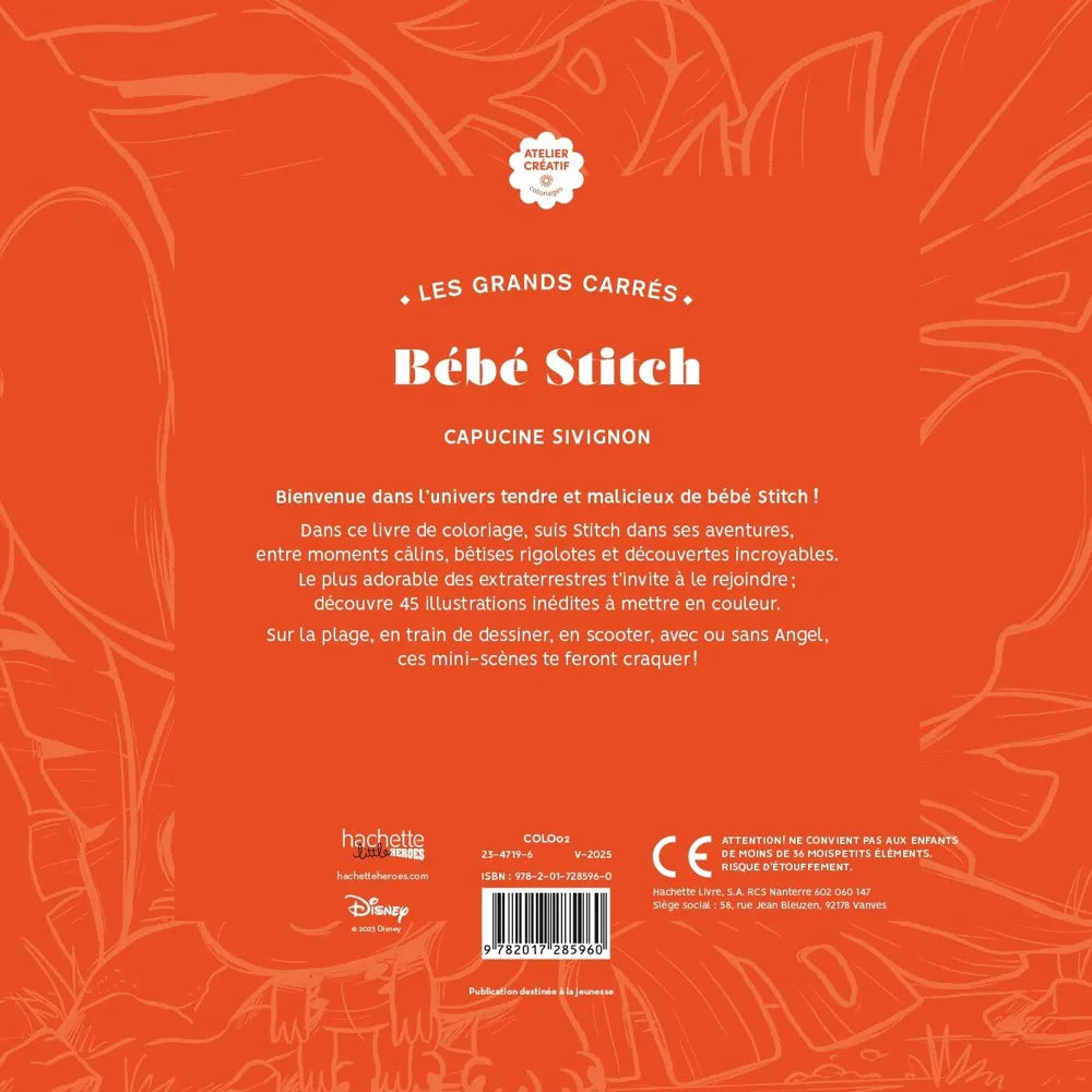 COLORIAGES - Bébé Stitch