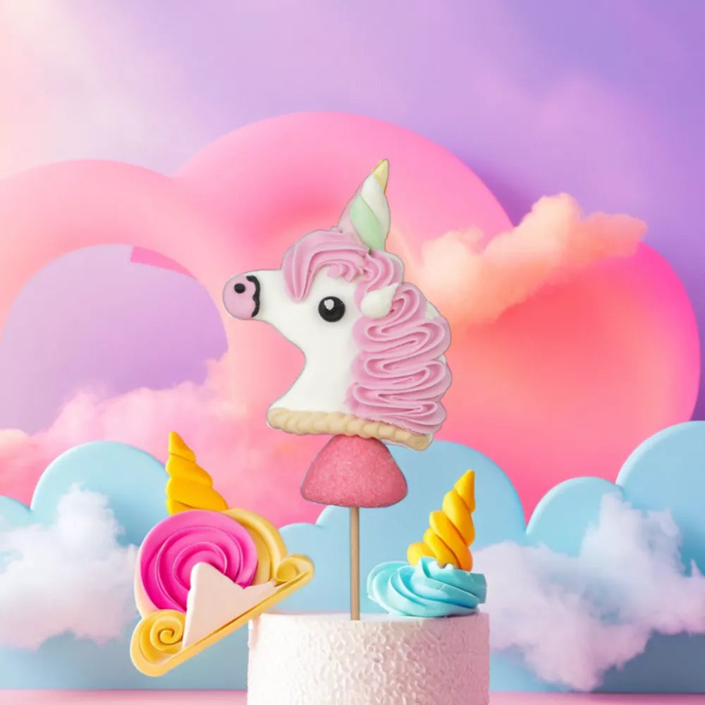 Brochette guimauve Licorne