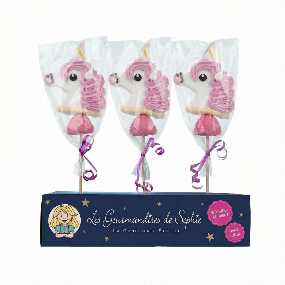 Brochette guimauve Licorne