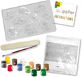 Coffret Moulage et Peinture Plâtre Harry Potter | Crée 8 Figurines | 300g Plâtre + 12 Peintures + Spatule | Activité Manuelle Enfant 6 Ans+