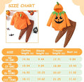 Costume Halloween Bebe, Mignon Deguisement Citrouille Bebe pour 0‑18 Mois