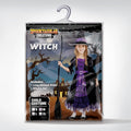 Sorcière Conte de Fée Ensemble Deluxe Costume avec Chapeau pour Filles