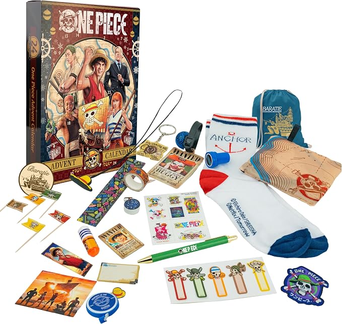 Cinereplicas - Calendrier de l'Avent One Piece - Licence officielle