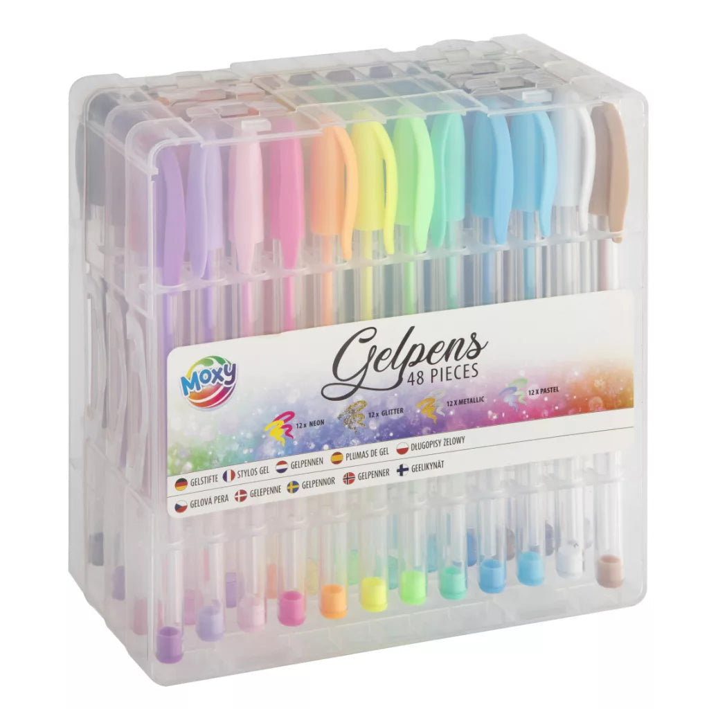 Coffret de 48 stylos gel Colour Moxy
