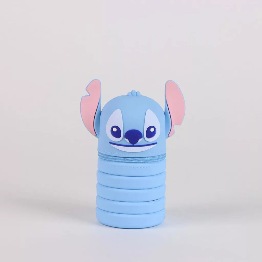 Trousse à crayons 3D bleue Disney Lilo et Stitch 20 cm