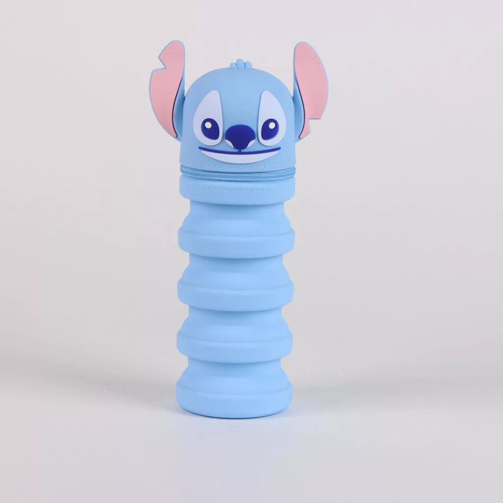 Trousse à crayons 3D bleue Disney Lilo et Stitch 20 cm