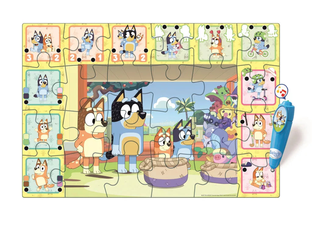 Puzzle interactif Bluey Playtime de 24 pièces Clementoni