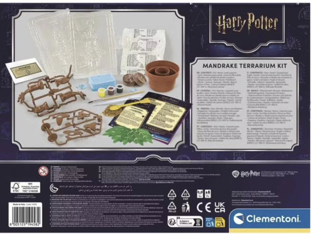 Kit de modélisme de mandragore Harry Potter