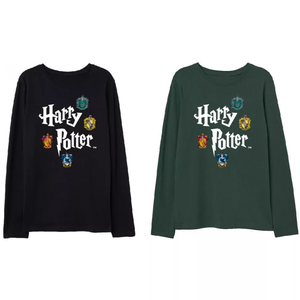 T-shirt à manches longues Harry Potter pour enfants, 104-134 cm