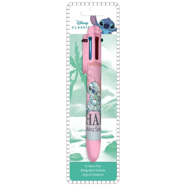 Stylo Disney Lilo et Stitch 6 couleurs