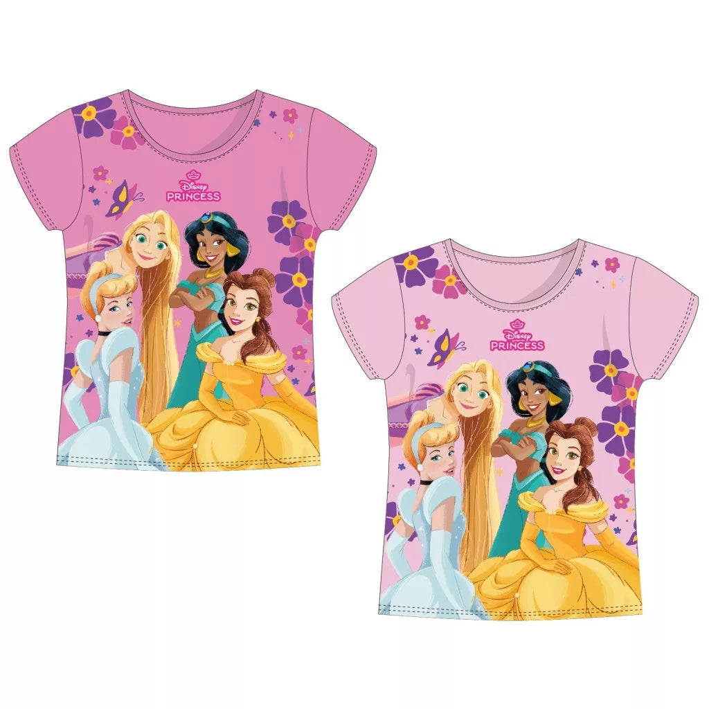 T-shirt court Disney Princess Friendship pour enfants
