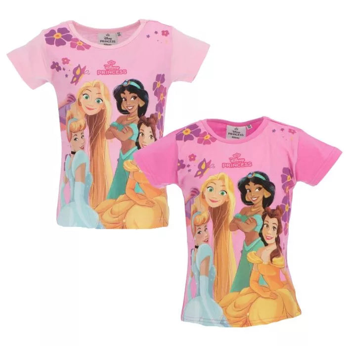T-shirt court Disney Princess Friendship pour enfants
