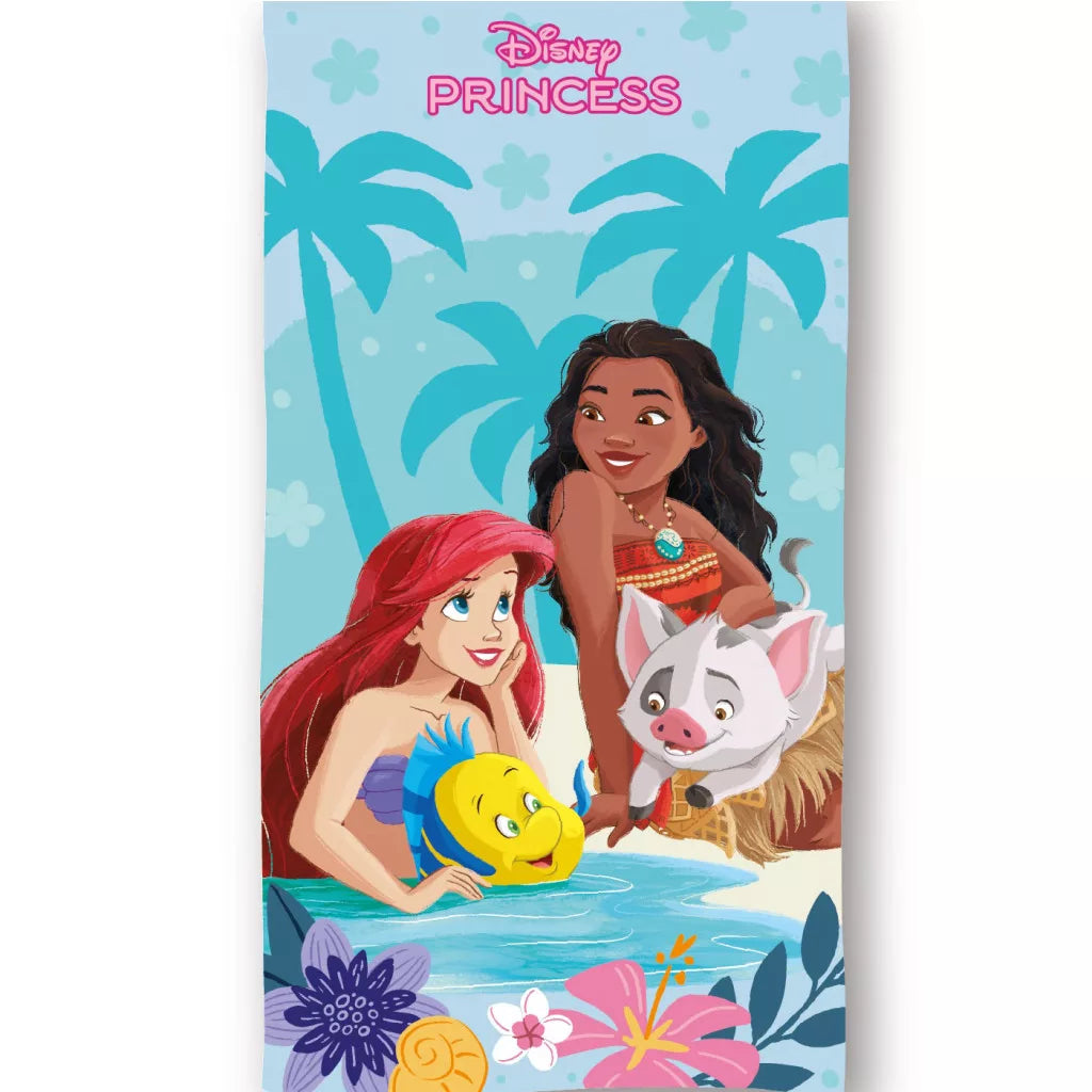 Serviette de plage Disney Princess, 70 x 140 cm (séchage rapide)