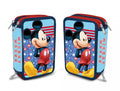 précommande rousse à crayons à trois compartiments  Mickey