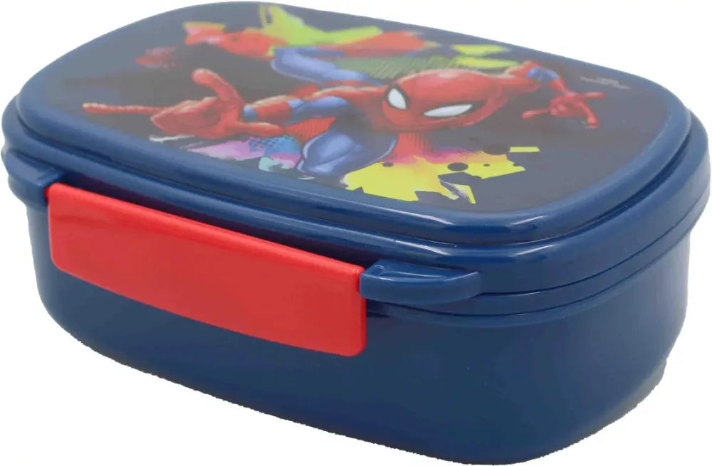 Boîte à sandwich Spiderman Splotch + ensemble de couverts