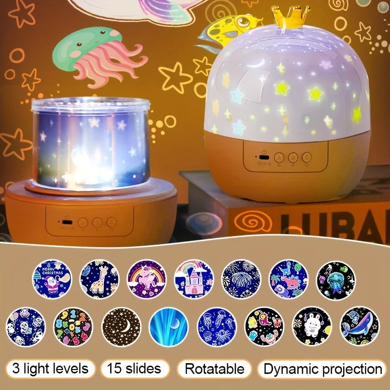 Veilleuse projecteur féerique – Cadeau pour enfants