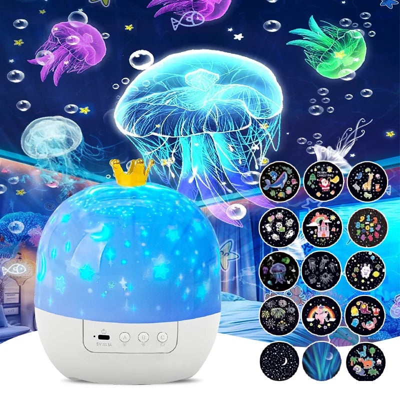 Veilleuse projecteur féerique – Cadeau pour enfants