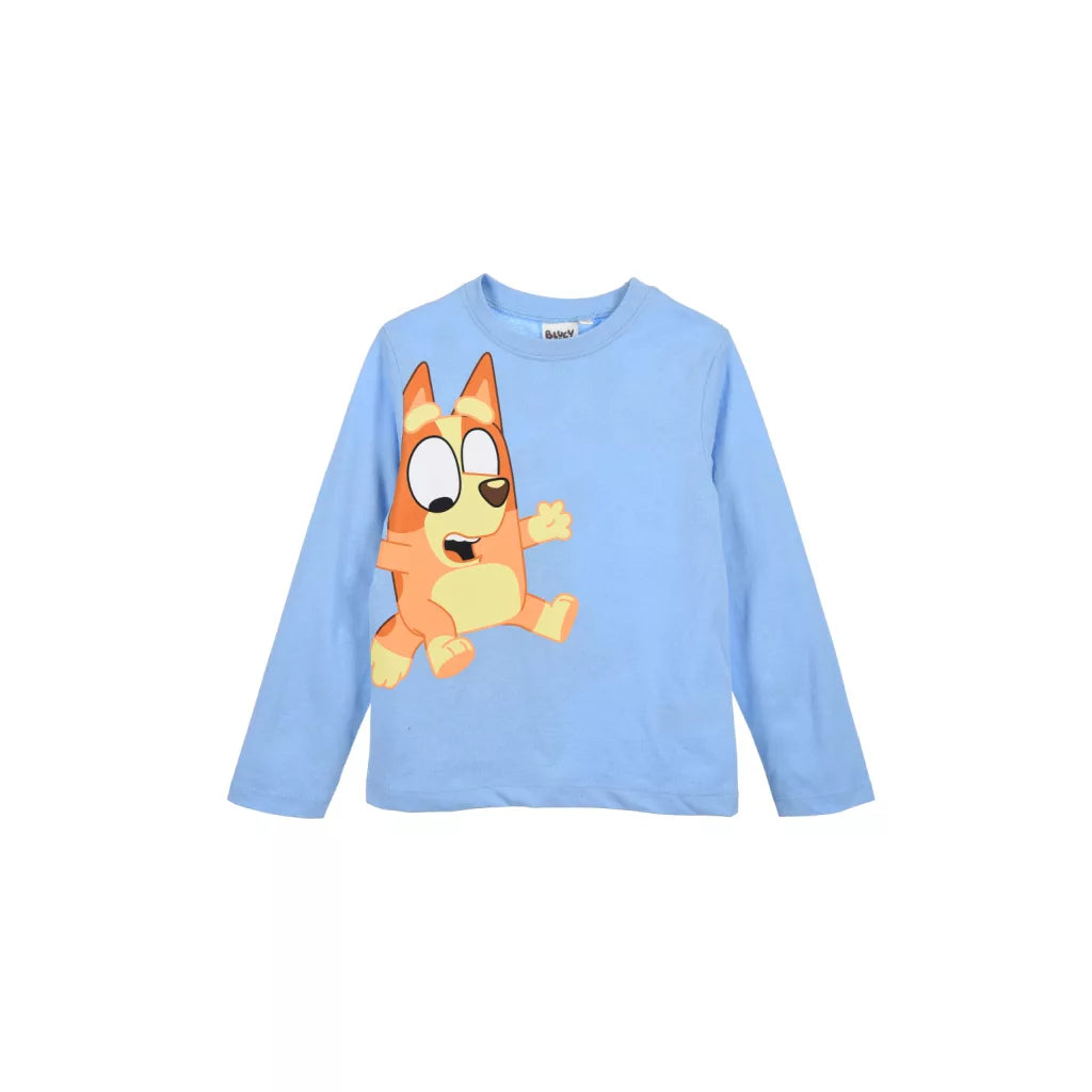 T-shirt long enfant Bluey Jump, taille 3-6 ans / 98-116 cm