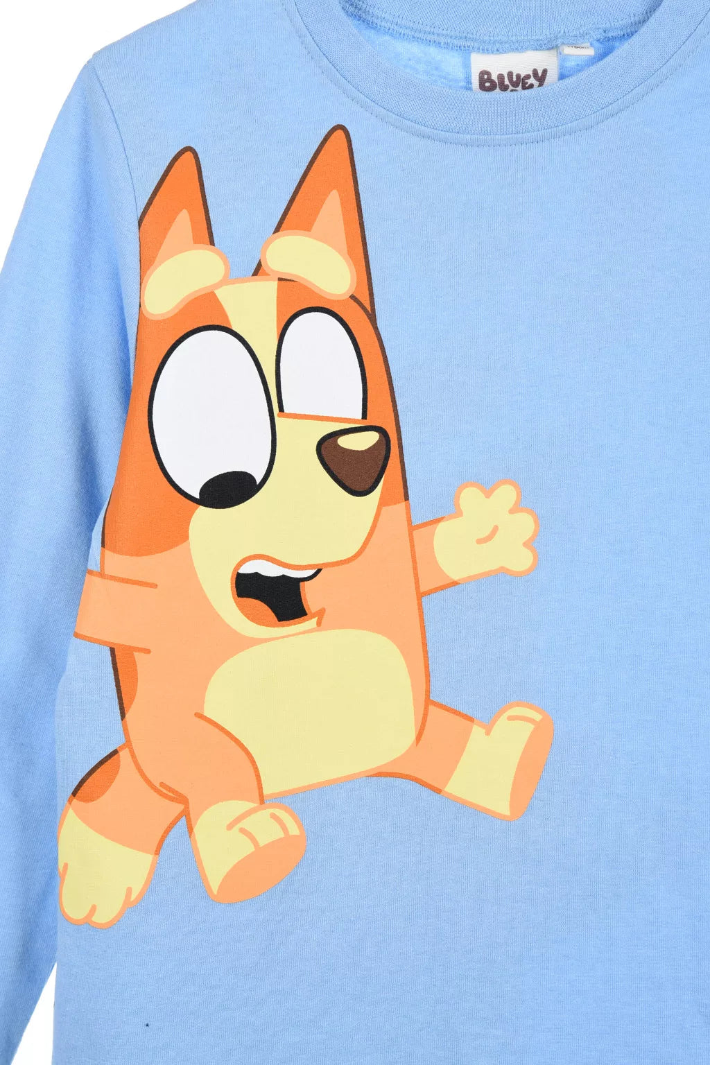 T-shirt long enfant Bluey Jump, taille 3-6 ans / 98-116 cm