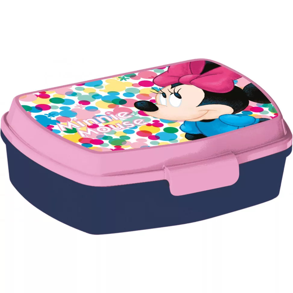 Boîte à sandwich en plastique amusante Disney Minnie