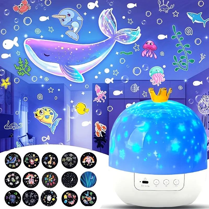 Veilleuse projecteur féerique – Cadeau pour enfants