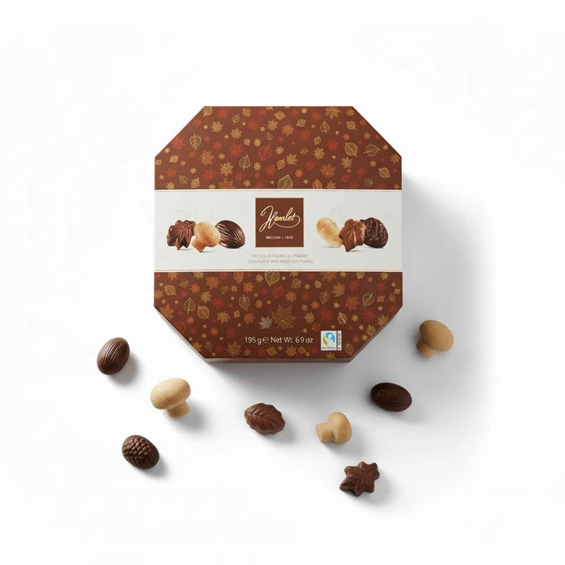 Boite chocolat automne