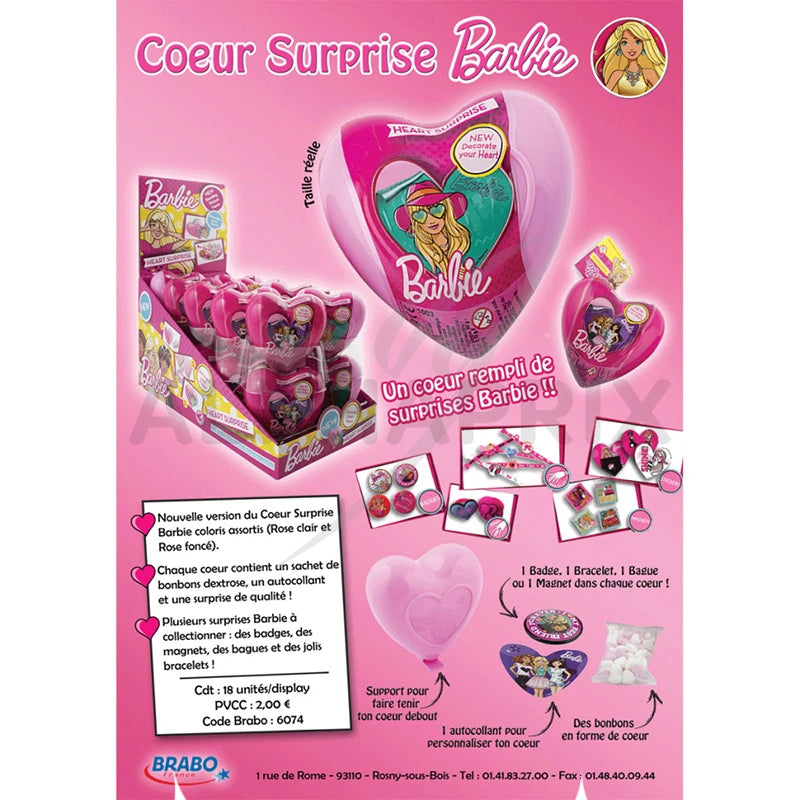 Précommande Coeurs surprises Barbie