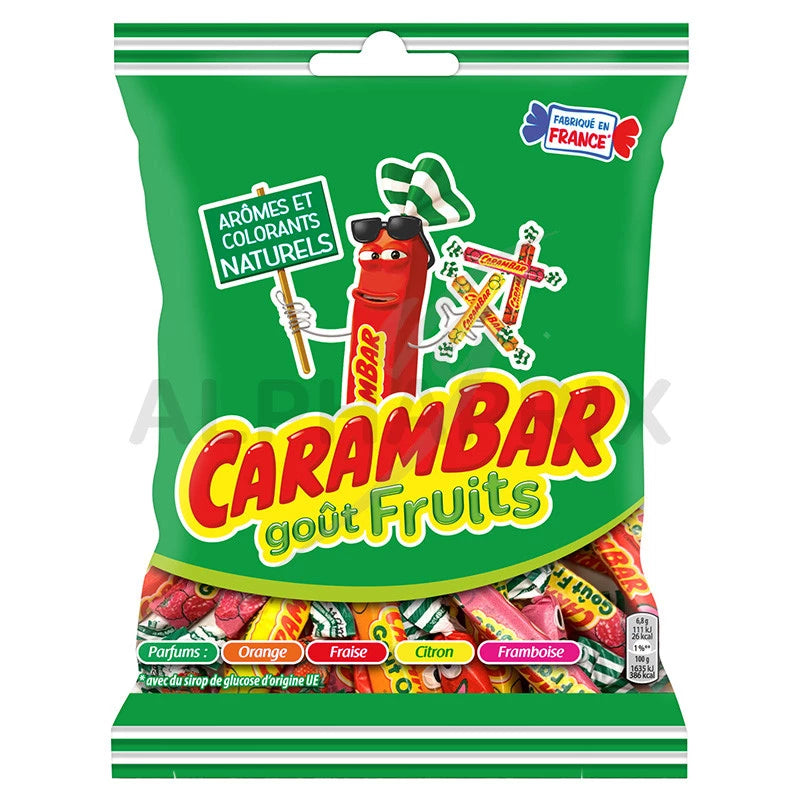 pré-commande Carambar sachets goût fruits 130g (par 24)
