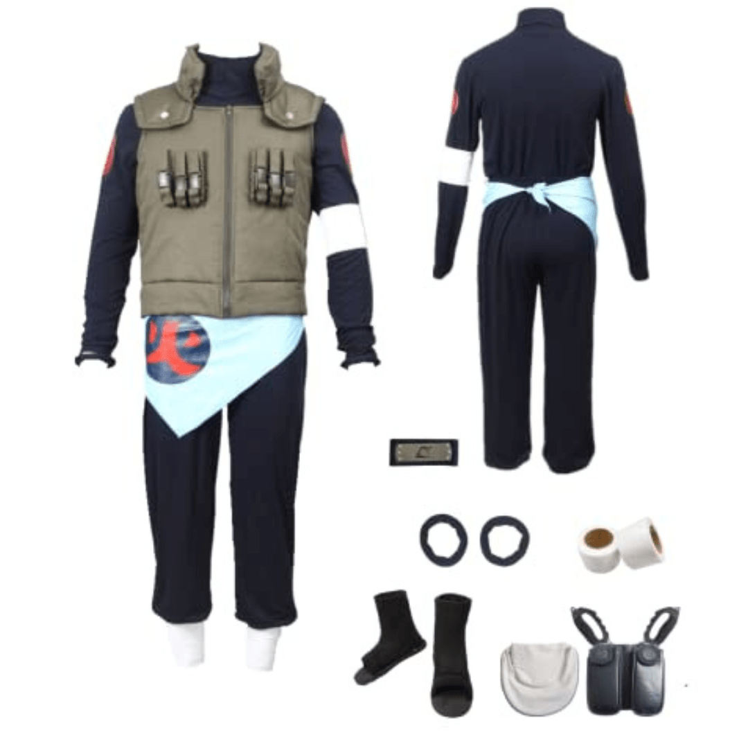 Costume de cosplay complet officiel d'Asuma Sarutobi