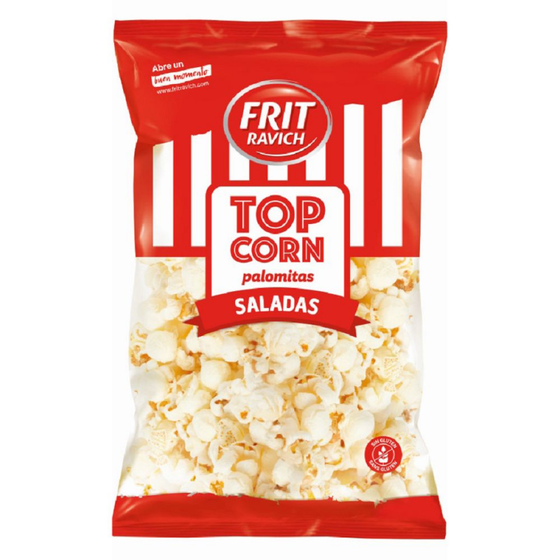 Les biscuits salés  Pop corns salés Top - sachet de 80g